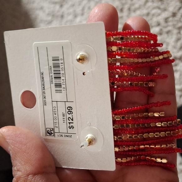 Sugarfix by BaubleBar Red Beaded Earrings - Picture 3 of 4